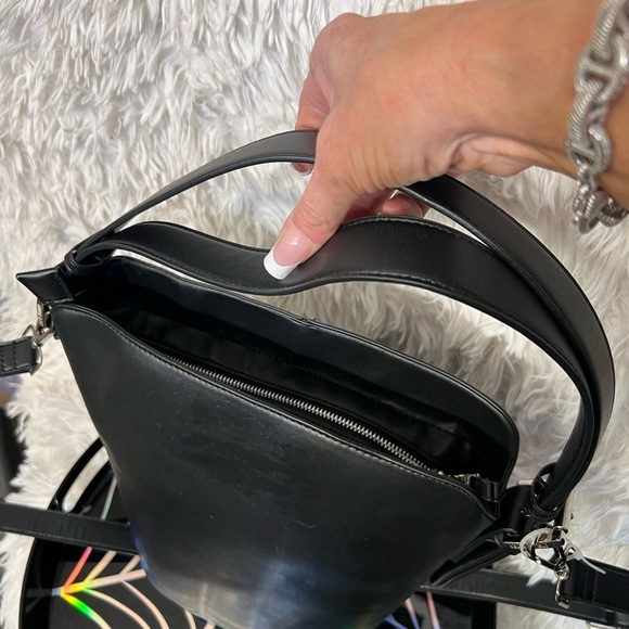 🖤🔥NWT- STEVE MADDEN STUNNING FAUX SUEDE AND LEATHER BCLARAA BUCKET BAG🔥🖤 - Picture 15 of 17